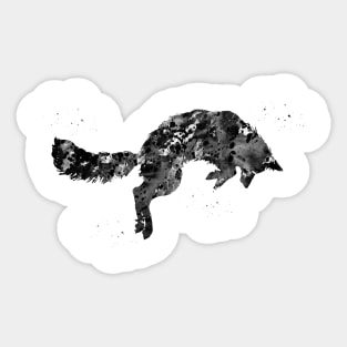 Fox Jumping Sticker